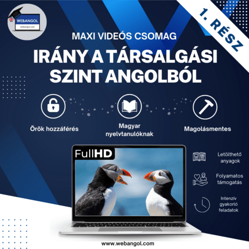 Irány a társalgási szint angolból! Nyelvtanulói Maxi Megoldáscsomag 1.